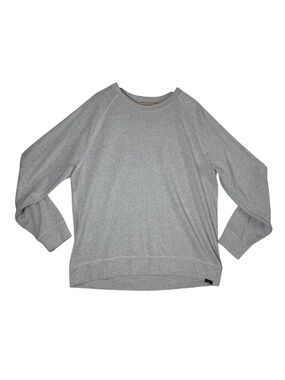 Faherty Legend Sweater Crew Long Sleeve Light Heather Grey Men's Size XL